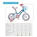 RoyalBaby Stargirl Kids Girls Bike Bicycle with Basket Training Wheels Kickstand 16 Inch Blue