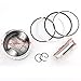 Wingsmoto GY6 100cc Piston Kit 50mm Big Bore Piston Rings Pin Set Moped Scooter 139QMB