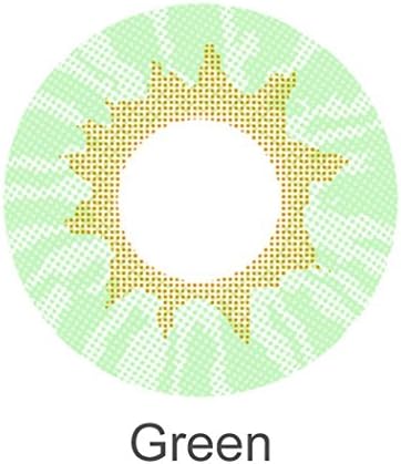 Diaper Multi-Color Cute Contact Lenses Color Blends Cosplay Eyes Cosmetic Makeup Eye Shadow (A Pair)