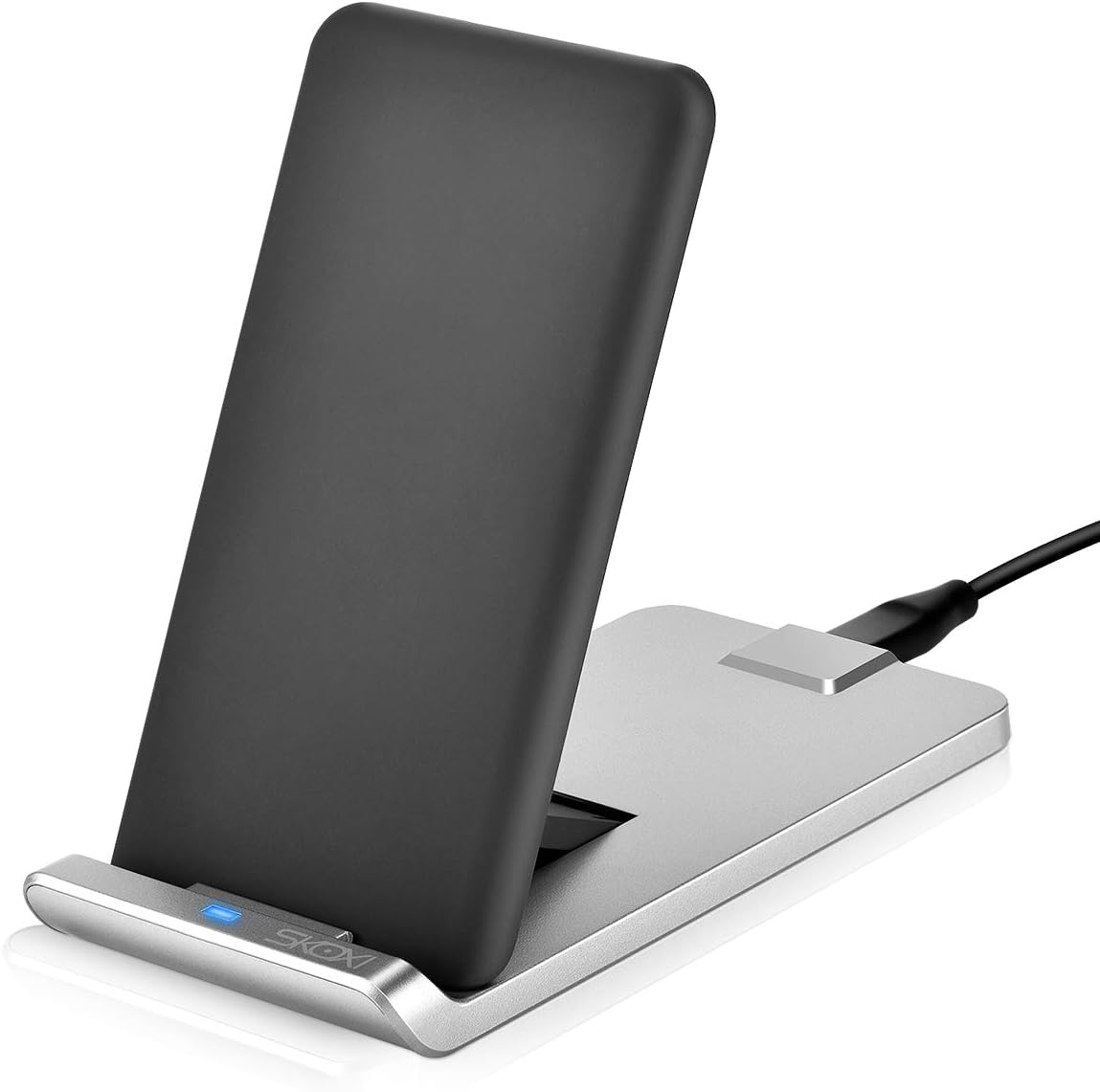 SKOXI Fold Wireless Charger,Adjustable Wireless Charging Stand & Pad,Qi-Certified Wireless Charger for iPhone X/XS/XS max/XR/8/8 Plus, for Samsung S10/S10E/9/S9+/S8/S8+/Note 8 and More