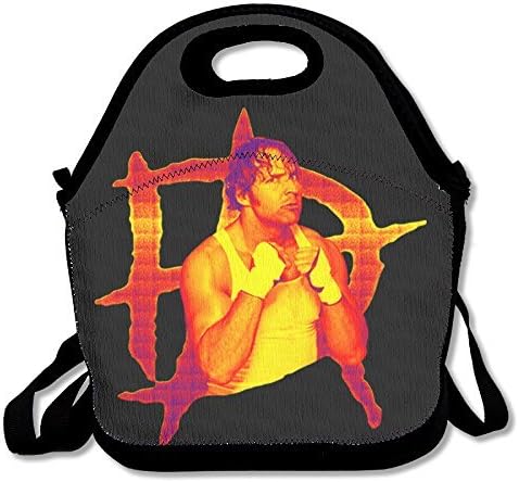 DSYBTV Lunch Bag Dean Ambrose Lunch Tote Lunch Box For Women Men Kids With Adjustable Strap