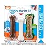 Nylabone Puppy Starter Kit, 3 Dental Dog Chew Bones, 1 Edible, 1 Gentle, 1 Extreme, for Small Breeds Puppies Up to 11 kg…