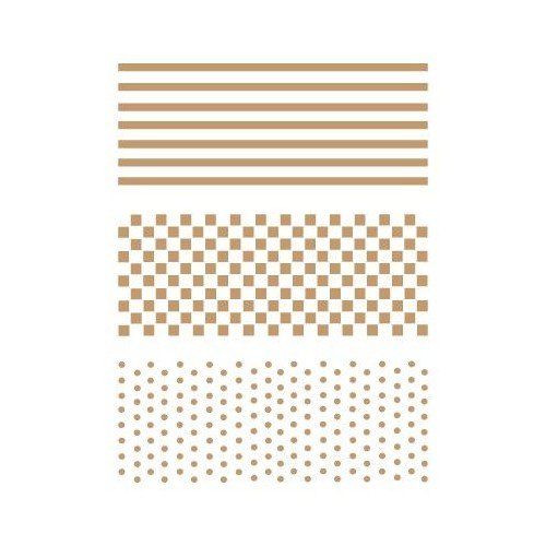 Outils Pochoirs Taille Du Motif 17 X 24 7 Cm Pochoir Taille 20 X 30 Cm 6 7 X 9 7 En Pois Carres Pochoir Deco Fonds 001 Rayures 7 9 X 11 8 En