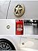 Dsycar 3D Metal Chrome Texas Edition Star Emblem Diameter 3