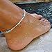 Lisli Women Fashion Sexy Simple Bead Silver Plated Anklet Ankle Bracelet Foot Chain