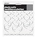 Solid Silver Plastic Hanging Swirl Decorations - 26'', Pack of 8 - Perfect for Parties & Home Decor