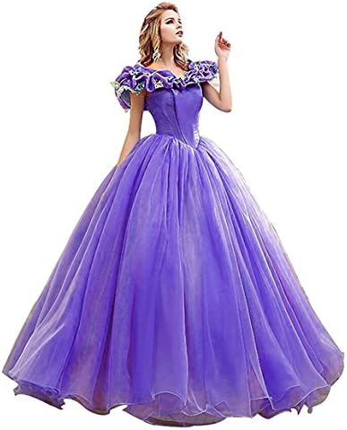 Chupeng Women's Princess Costume Off Shoulder Prom Gown Wedding Dresses Evening Gown Quinceanera Dress 2019
