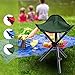 yyan Folding Seat Tripod Portable Small Mini Stool Chair Travel Outdoor Campingthumb 2