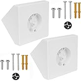 Ceiling Fan Mounting Bracket Kit,Ceiling Fan Angle Mount Box Fits FB900-1 Cathedral Ceiling Angles of 80° or Up, White. (2)