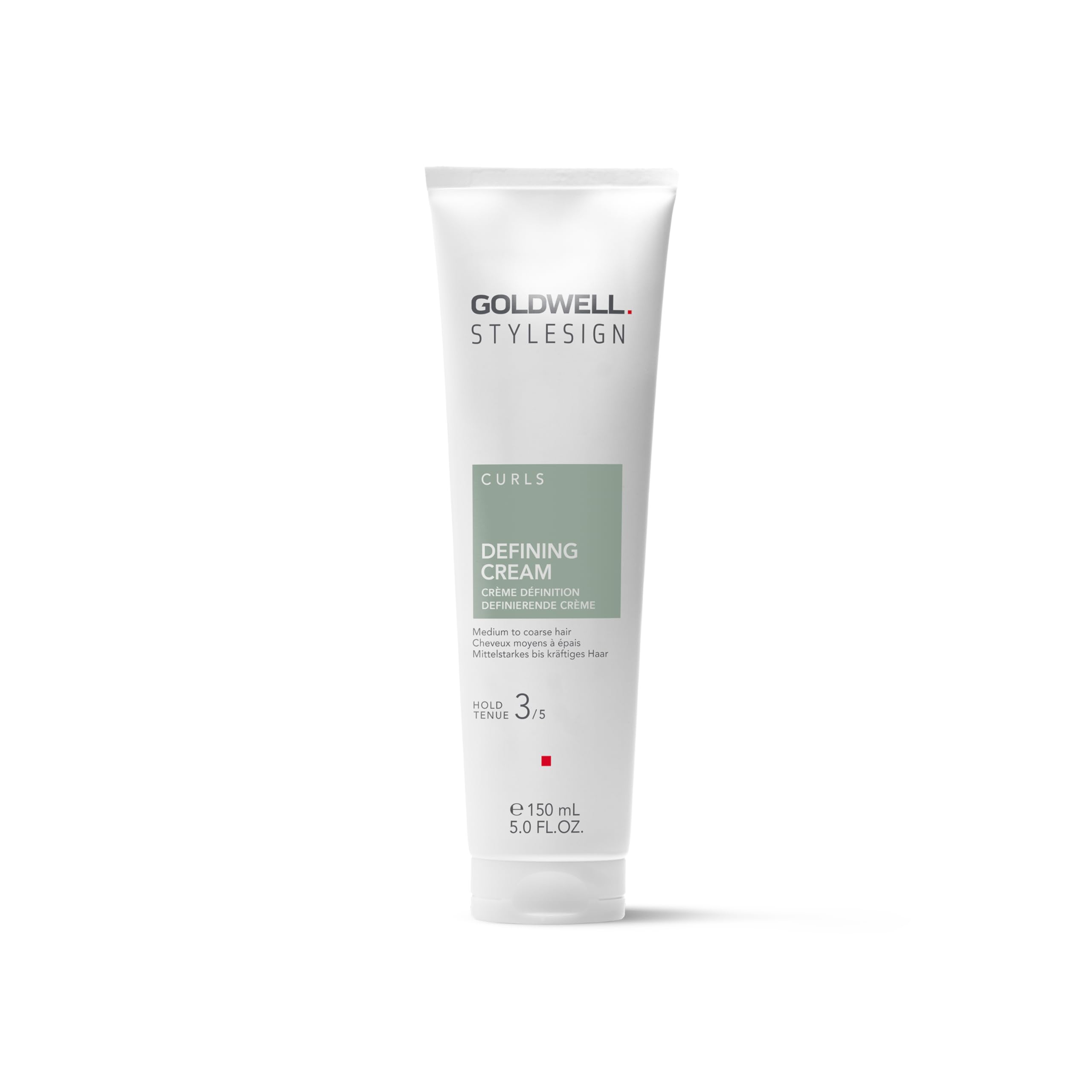 Goldwell StyleSign Defining Cream, For Medium to Coarse Hair, Curl Definition & Nourishment, Humidity & Frizz Resistance up to 72h, Heat Protection up to 230°C, Vegan, 150ml