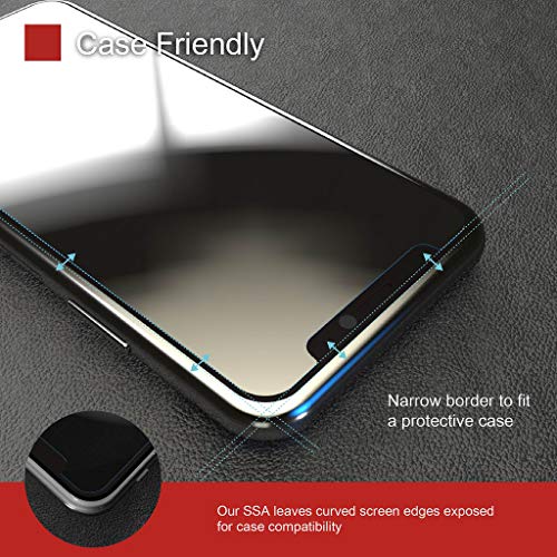 Shock Absorbency Screen Protector for iPhone XR / IK08 Drop Ball Test Passed/Impact Resistance/Unbreakable PET Glass Alternative [1 Pack] [6.1 Inch] - Thumbnail 3