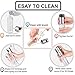 CHUANGSIxx sprayer Mister for Cooking 3.4-Ounce Capacity Food-grade Glass Bottle Vinegar Mist Spray Dispenser for BBQ Salad Baking Roasting Grilling Frying, Bonus a Cleaning Brush (2 Piece set)