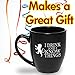I Drink and I Know Things Black Coffee Mug - Makes a Great Gift