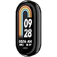 TenCloud Screen Protector Case Compatible with Xiaomi Smart Band 8 Watch Screen Protector Cases Soft TPU All-Around Cover Scratch Resistant Protective Case for Mi Band 8 (Black)