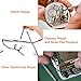 Paxcoo Eyeglasses Repair Kit – 1100Pcs Small Screws and Nose Pads Set with 6 Pcs Screwdrivers for Glasses, Eye Glasses and Sunglasses Repair