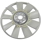 A-Premium Engine Radiator Cooling Fan Blade Compatible with Dodge, Ram | for Dodge Ram 2500/3500 2010 &amp; Ram 2500/3500/4500/5500 2011-2012, L6 6.7L, Diesel, Front Side, Replace# 55056937AA
