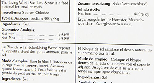 Living World Hamster Salt and Mineral Lickstone