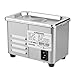 Homgrace Professional Digital Ultrasonic Cleaner with Digital Timer, Sonic Wave Stainless Steel Ultrasonic Cleaner for Jewelry Glasses Dental Washer Cleaning Machine (0.8L)