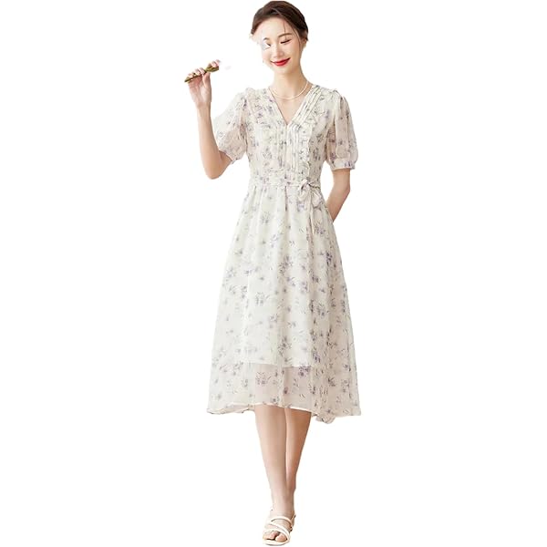 knee length dresses for ladies Self-Portrait Knit Lace Insert Midi Dress in White