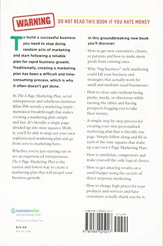 The 1-Page Marketing Plan: Get New Customers, Make More Money, And Stand out From The Crowd