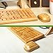 SNGU SG-KG308-N+MG93-N 2.4GHz Full Bamboo Handmade Wireless Keyboard and Mouse Combo(3 Key Pads)