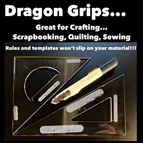 Dragon Grips 5x7 Clear Grip Tape Decal Stickers for iPhone Tablet Mouse Computer Textured Silicone Rubber Traction Grip Adhesive Great for Gaming Mouse Controllers and RC Vehicle Controls (Clear) - Thumbnail 3