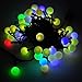 LED Color-Changing Linkable 16 Feet Christmas Light String with 50 RGB Globes, X070RGB