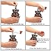 3E Home Manual Canister Ceramic Burr Coffee Mill Grinder, Stainless Steel Top and Ceramic Body