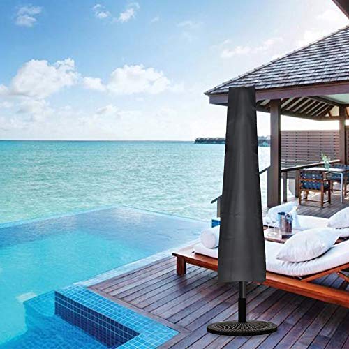 Umbrella Covers,Patio Waterproof Market Parasol Covers with Zipper for 7ft to 11ft Outdoor Umbrellas