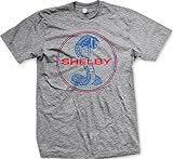 Ford Shelby Cobra Logo Men's T-shirt, Light Gray