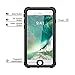 iPhone 7 Plus Waterproof Case, iThrough Underwater Case for 7 Plus/5.5 Inch, Dustproof, Snow Proof, Shockproof, Heavy Duty Protective Slim Carrying Case Cover Protector for iPhone 7 Plus(Black)