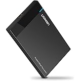 UGREEN External Hard Drive Enclosure Adapter USB 3.0 to SATA Hard Disk Case Housing for 2.5 Inch 9.5mm 7mm WD, Seagate, Toshiba, Samsung, Hitachi SATA III, HDD, SSD 10TB, PS4,Tool Free UASP