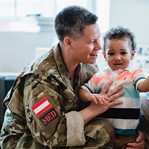 J.CARP Reflective Safety Patches, Fastener Tactical Hook & Loop Fire Fighter Rescue Police EMS EMT Hi Vis Patch (Orange) 2Pcs