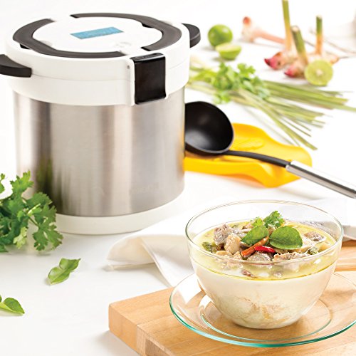 Homemate Vacuum Insulated Non-Electric Thermal Cooker, Double Wall Stainless Steel
