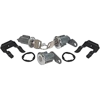 Ignition Key Switch Lock Cylinder With 2 GM Chip Keys - Fits Cadillac Chevy Pontiac Saturn 12 thumbnail image