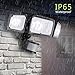 GLORIOUS-LITE 39W LED Security Lights Motion Outdoor Motion Sensor Light Outdoor 3500LM, IP65 Waterproof Motion Lights Outdoor, 5500K 3 Head Motion Sensor Flood Light Exterior Security for Yard