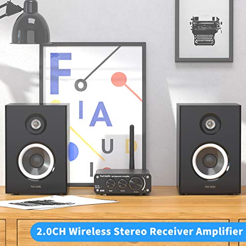 Fosi Audio BT10A versterker audio stereo Bluetooth 5.0 ontvanger 2 kanalen klasse D mini hifi-versterker voor… - Image 3