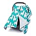 MHJY Baby Car Seat Cover, Car Seat Covers for Babies Multi-use Infant Carseat Canopy Cover for Girls Boy Nursing Breastfeeding Cover,Alpaca-Green