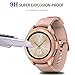 Compatible with Samsung Galaxy Watch 42mm Screen Protector [2 Pack],YiJYi Full-Coverage Tempered Glass Screen Protector [9H Hardness] [Crystal Clear] [Bubble Free Installation]