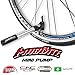 [Clearance Sale]MadBite Mini Bike Pump 120PSI Telescopic, Compact & Portable Bicycle Pump - With Gauge, BONUS 2 Tire Bars, 6-Piece Glueless Puncture Repair Kit, - Presta and Schrader Air Valves Pump