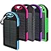 Solar Charger, Powercam, 10,000 mAh, Waterproof, Drop Resistant, Shockproof, for iPhones, iPads, Android, Samsung Phones, GPS Devices and Cameras (Blue)
