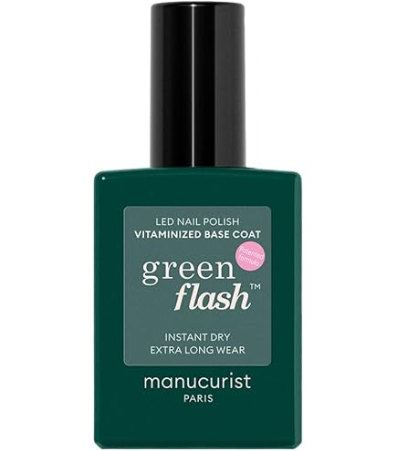 Amazon.com: Manucurist - Green Flash Top Coat - Vegan LED Gel Nail