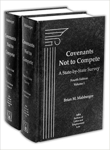 Covenants Not To Compete: A State-by-state Survey (Volume 1) Covenants Not To Compete: A State-by-state Survey (Volume 1)