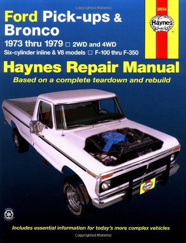 Ford Pick-ups and Bronco Automotive Repair Manual (1973 – 1979), Books Central