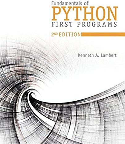 Fundamentals of Python: Data Structures (MindTap Course List