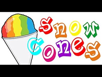 Amazon Com Bn1291 Rainbow Snow Cones Summer Dessert Cool Banner