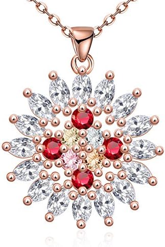 Yuntun European and American Fashion Kgold Color Ladies Fashion Round Czech Diamond Necklace