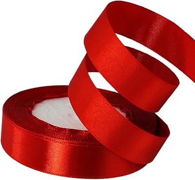 XEANCO Satin Ribbon 20mm 22m Polyester Gift Wrap Wedding Car Decoration