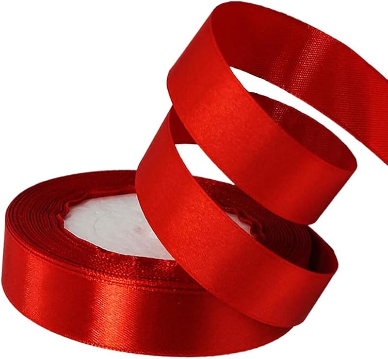 XEANCO Satin Ribbon 20mm 22m Polyester Gift Wrap Wedding Car Decoration