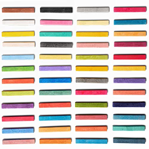 Chalk Pastel, Soft Colored Pastel, for Blending, Gradation, Texture and More - for Artists, Beginners, and Hobbyists - 48 Vibrant Vivid Colors - Thumbnail 2